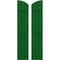 Ekena Millwork Americraft 3-Board (3 Batten) Wood Joined Board-n-Batten Shutters w/Ellipt Top, ARW401BE311X77HGH, PR ARW401BE311X77HGH - alternate 1